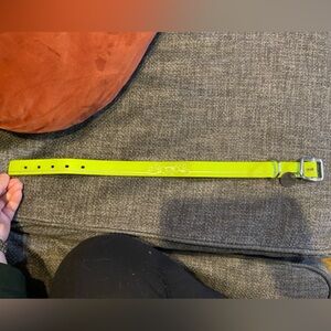 RuffWear Neon/Lime Green Dog Collar, Reflective